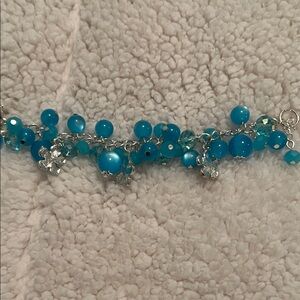Blue Beaded Bracelet